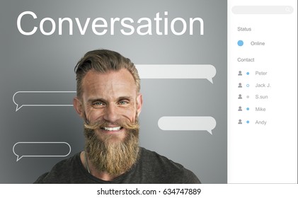 Chat Message Talk Connect Notification Word
