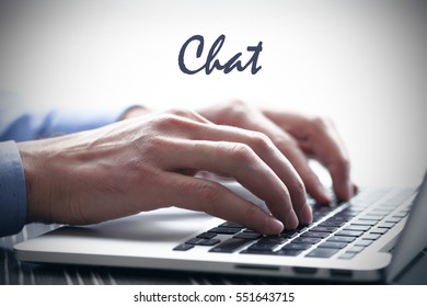 Chat, Technology Concept