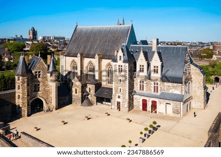 Chateau Angers is a castle in Angers city in Loire Valley, western in France