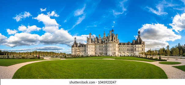 Chateau De Chambord, The Largest Castle In The Loire Valley, France