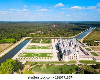 Chateau De Chambord Is The Largest Castle In The Loire Valley, France