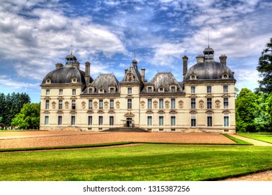 Chateau de Cheverny, a famous castle of the Loire valley in the departement Loir-et-Cher in France. 