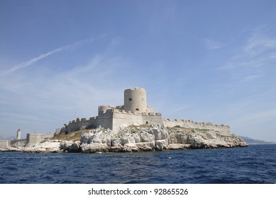 Chateau d'If, famous prison mentioned in Dumas Monte Cristo novel, Marseille, France