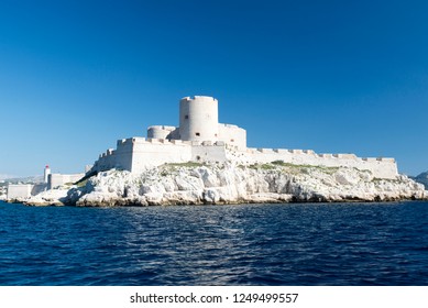 Chateau d'If, Marseille, France 
The Château d'If is a fortress located on the island of If. It is famous for being one of the settings of Alexandre Dumas' adventure novel The Count of Monte Cristo.