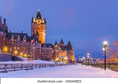 Chateau Frontenac At Night