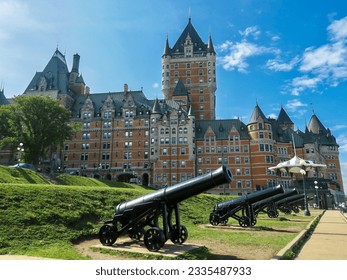 Chateau Frontenac in Quebec City, the second oldest city in Canada.