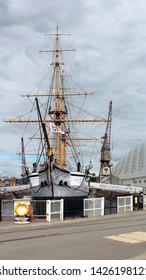 Chatham Kent UK June 15th 2019 . HMS Gannet 1878 In Dock On Public Display.