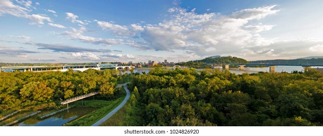 Chattanooga Tennessee Downtown Lookout Mountain View