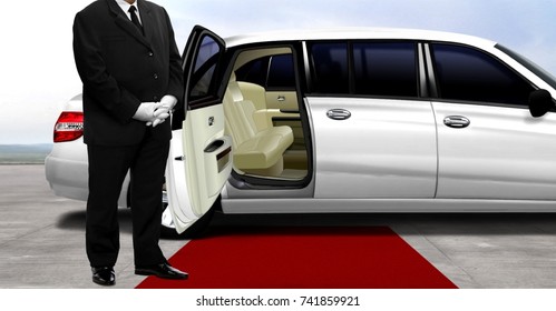 Chauffeur Waiting For Passenger