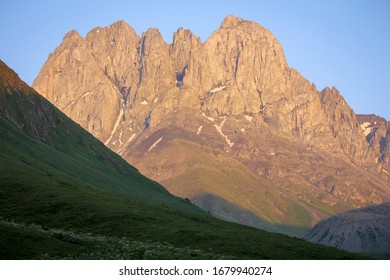 Chaukhi Mountain, Khazbegi, Khevi, Georgia 