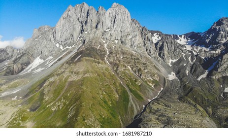 Chaukhi Mountain, Khevi, Khazbegi, Georgia 