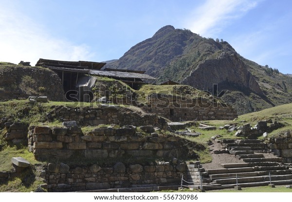 Chavin De Huantar Temple Complex Ancash Stock Photo 556730986 ...