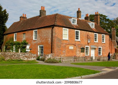 Chawton, England - September 2014 A View Jane Austen's House.