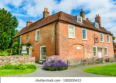 Chawton, Hampshire, UK - July 16, 2016: Jane Austen's memorial house museum.