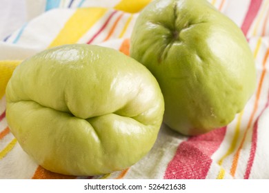 Chayote Tropical Fruit Called Mirliton Stock Photo 526421638 | Shutterstock