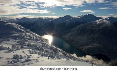 Cheakamus Lake In Winter