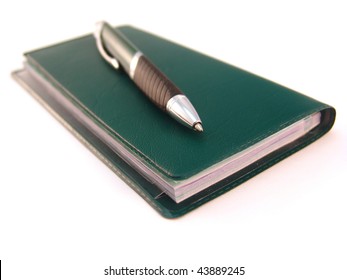 Check Book With Pen