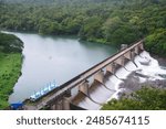 check dam at kerala, known as thenmala dam site.
