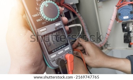 Check electrical wiring with multitester, view  shiny light. 