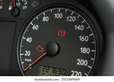 Check engine light error illuminated on dashboard