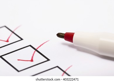 Check List Marker Stock Photo 403222471 | Shutterstock