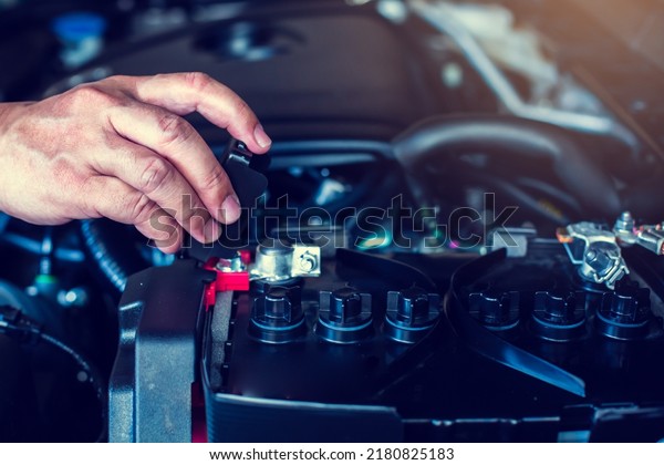 Check and maintenance the\
battery in car with yourself. Service and maintenance car or\
vehicle.
