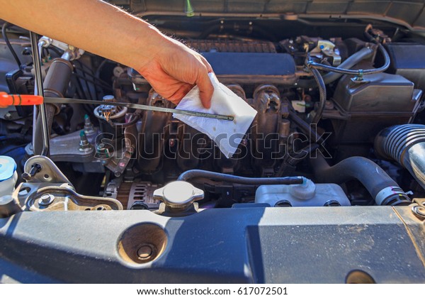 check oil machine of the\
car