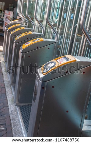 check in public transport gates in the Netherlands