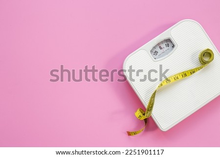 Check your body shape with weight scales and tape measure.