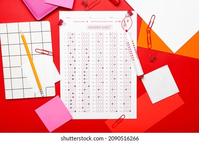 Drafting paper or graph paper with pencil under warm incandescent light  Stock Photo