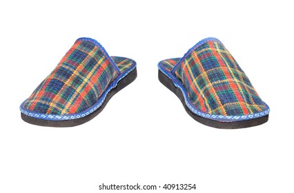 Checked Slippers