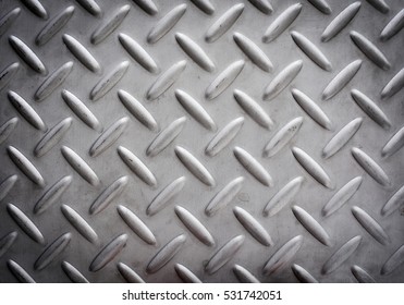 Checker plate texture background. Construction material,steel plate mostly used for safety purpose,anti slip. 