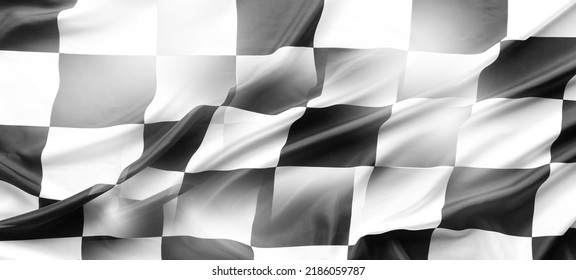 Checkered Black White Racing Flag Stock Photo 2186059787 | Shutterstock