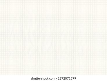 Checkered sheet of paper from a notebook. Grid on white background. Technical architect blank. Square geometric design elements. - Shutterstock ID 2272071579