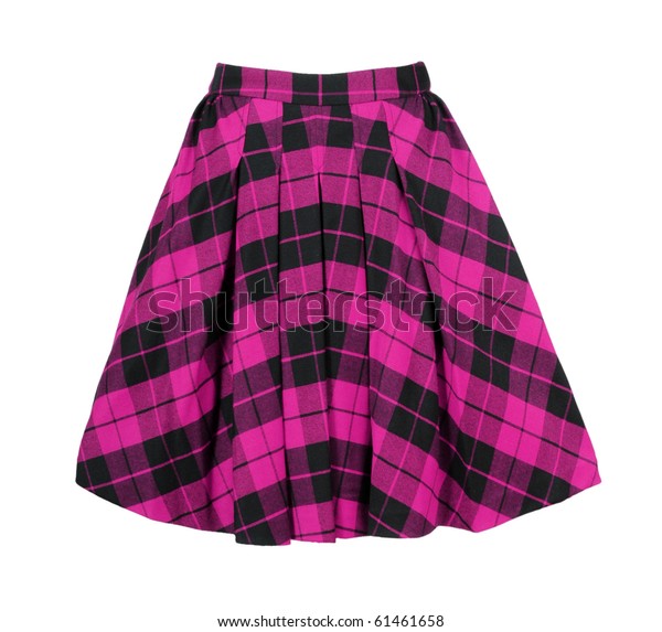 Checkered Skirt Stock Photo (Edit Now) 61461658