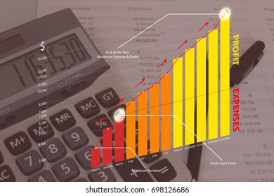 Checking the Accounts with calculator