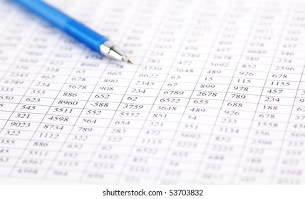 checking balance - preparation of a balance sheet - Shutterstock ID 53703832