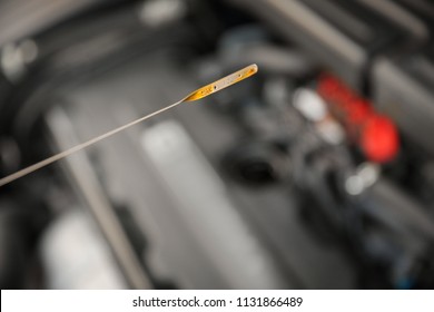 Checking Car Engine Oil Level Dipstick Stock Photo 1131866489 ...