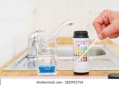 Checking The Quality Of Tap Water With A Water Test Kit