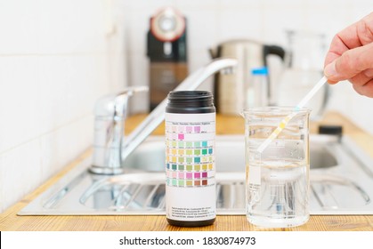 Checking The Quality Of Tap Water With A Water Test Kit