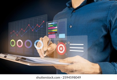 Checking the return and evaluating the profit to meet the target and measure the business performance