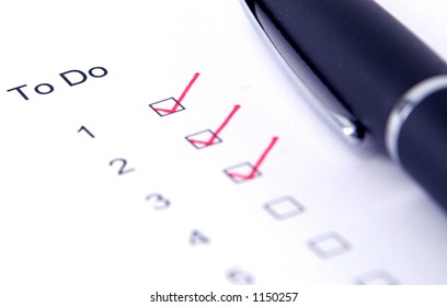 checklist to do