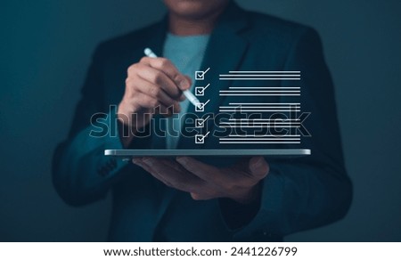 checklist question approval data correct online assessment,audi for business task choice digital online survey questionnaire document use mark quality report management work on checkbox answer