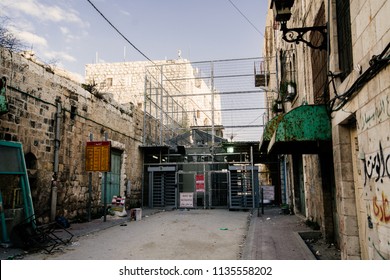 Checkpoint Of Beit Hadassah, Hebron, Palestine