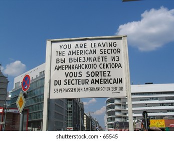 Checkpoint Charlie In Berlin