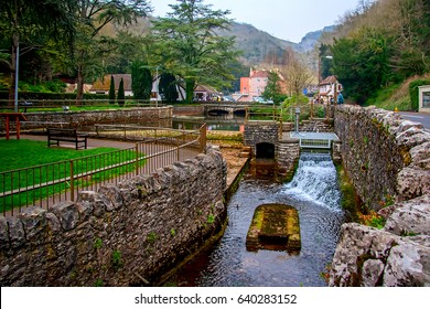 Cheddar Village, Somerset, UK