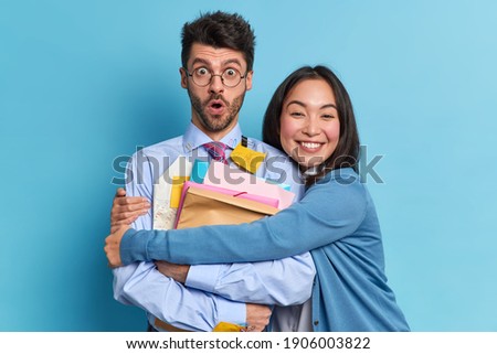 Similar – Image, Stock Photo Best friends.