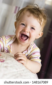 Cheerful Baby Laughing