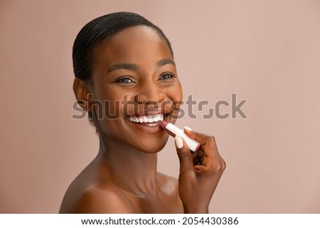 Similar – Image, Stock Photo cheerful woman in nature