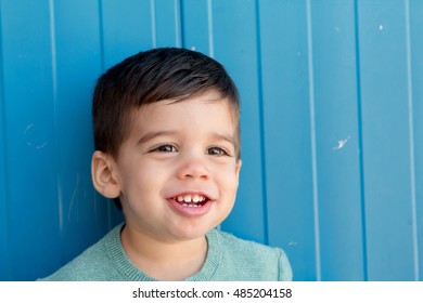 Cheerful Child Two Years Making Gestures Stock Photo 485204110 ...